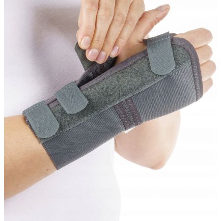 Suport_Fixare_Incheietura_Mainii_Culoare_Gri_Marimea_M_Lungime_18_cm_Fixare_Velcro_Model_Elastic