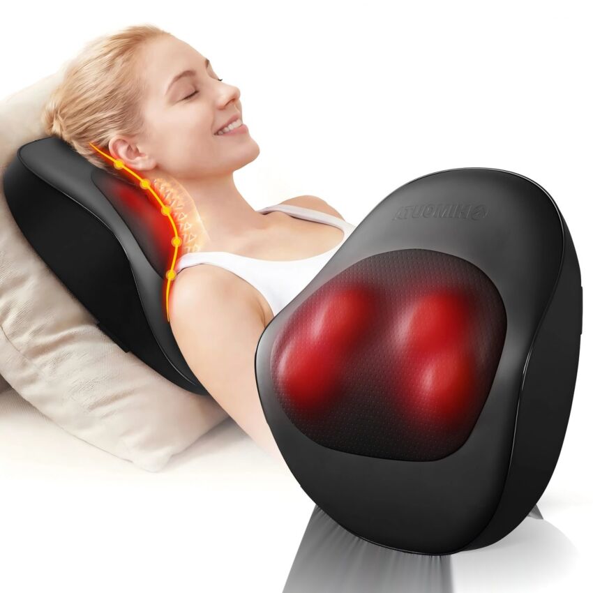 Aparat Masaj Cervical cu Incalzire si Shiatsu - Recuperare Rapida si Relaxare Profunda pentru Gat si Umeri