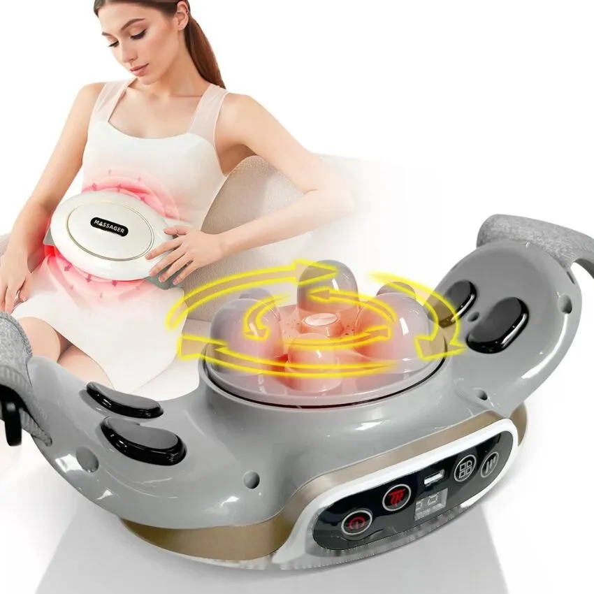 Aparat Masaj Cervical Electric - Relaxare Profesionala pentru Gat, Spate si Abdomen cu Tehnologie Vibranta Avansata