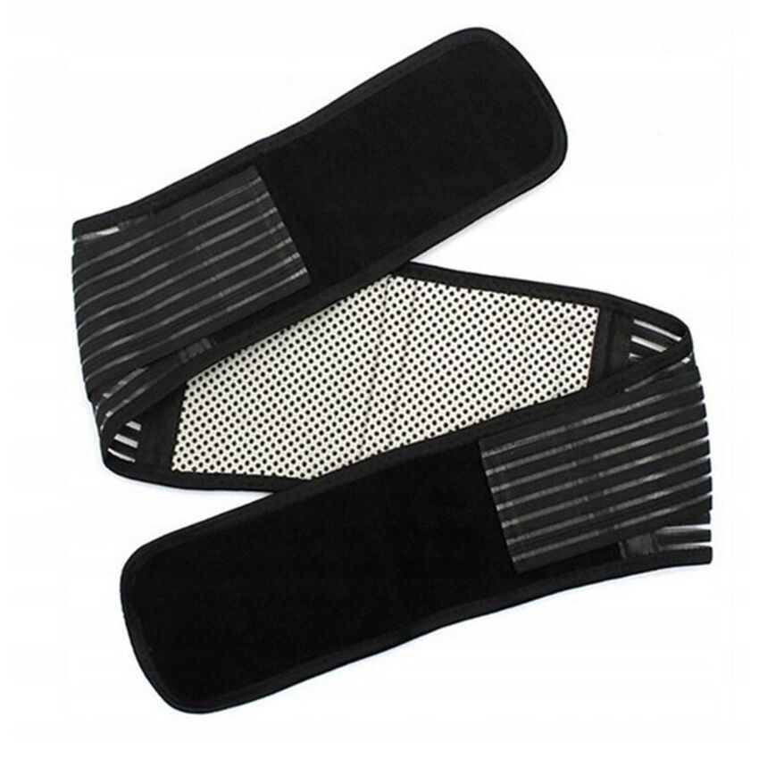 Centura Lombara cu Turmalina, 12 Magneti, Culoare Neagra Marime L
