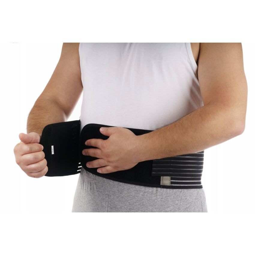 Centura Magnetica Lombara Marime L, 12 Magneti Culoare Negru