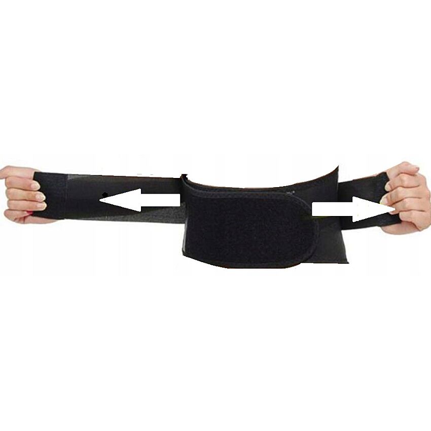 Centura Magnetica Lombara Marime L, 12 Magneti Culoare Negru