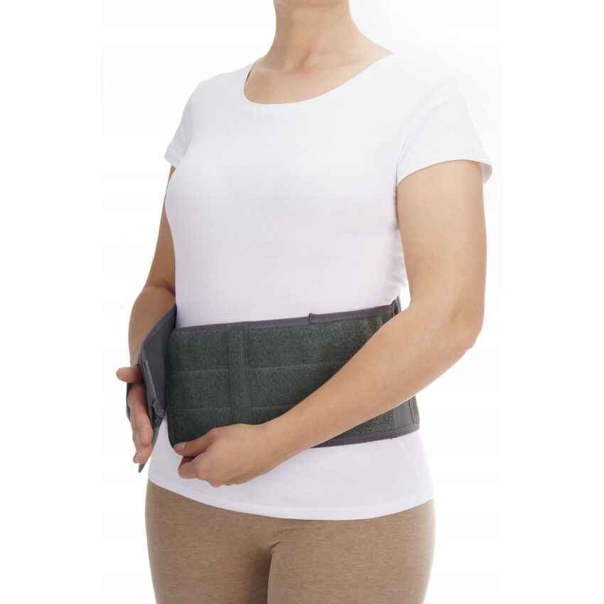 Corset Ortopedic, Talie 71-112 cm, Inaltime 24 cm, nuanta Gri