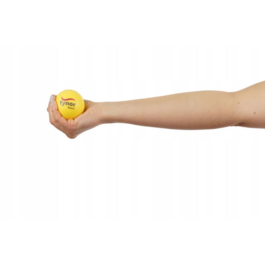 Minge Reabilitare Anti-Stres, Diametru 6,5 cm, Galbena