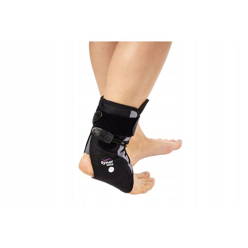 Stabilizator Glezna, Marimea M, Snur Fixare, Culoare Negru, Adult, Copil, Universal