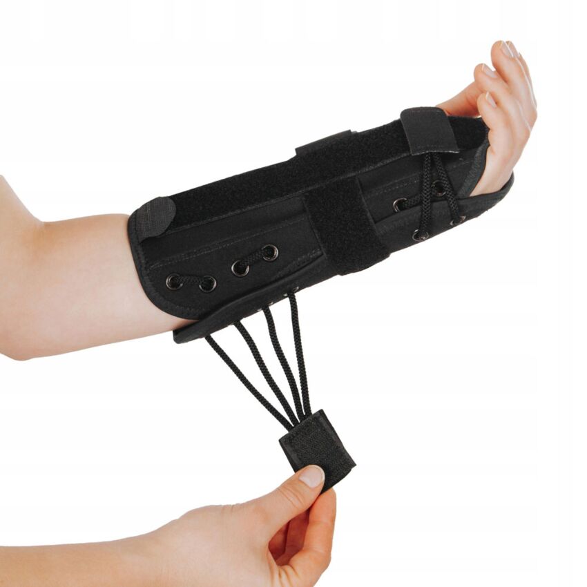 Stabilizator Incheietura Mainii, Fixare Articulatie, Marime L, Circumferinta Antebrat 17.5-20 cm, Lungime 26 cm