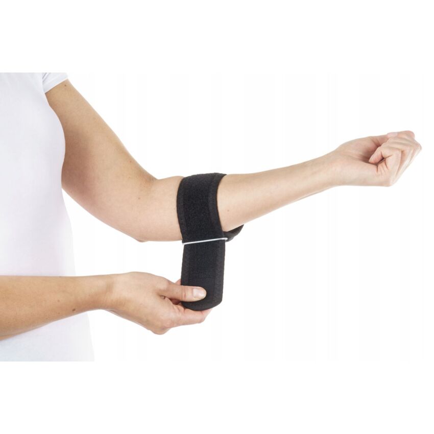 Stabilizator Neopren, Fixare Antebrat Sub Cot, Culoare Negru, Marime L, Antebrat 30-35 cm, Adult, Copil Universal