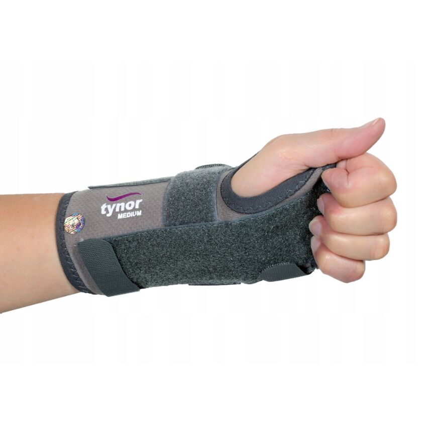 Suport Fixare Incheietura Mana, Ambidextra, Marimea S, Circumferinta Antebrat 12.5-15.5 cm, Nuanta Gri