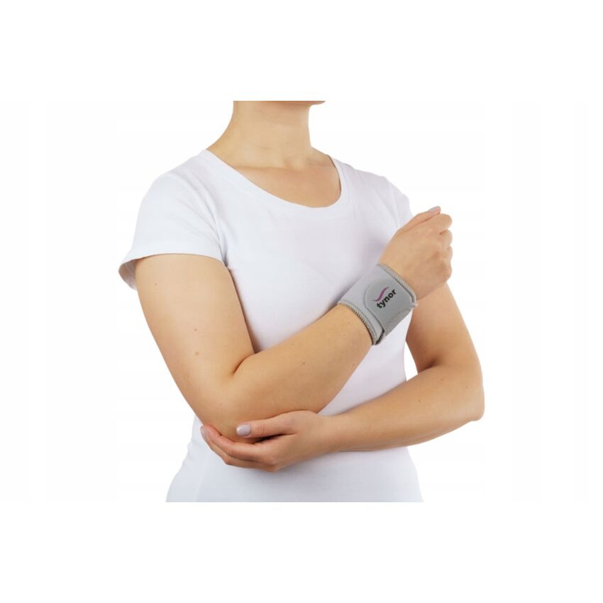 Suport Fixare Incheietura Mana Culoare Gri, Circumferinta Incheietura Mana 12.5-23.8 cm Marime Universala