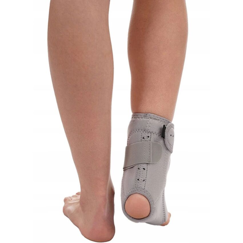 Suport Stabilizator Glezna, Circumferinta Deasupra Glezna 18-30cm, Culoare Gri