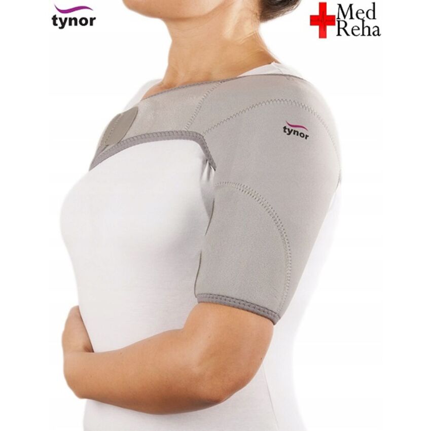 Suport Stabilizator Umar, Neopren, Culoare Gri, Functie Termoactiva