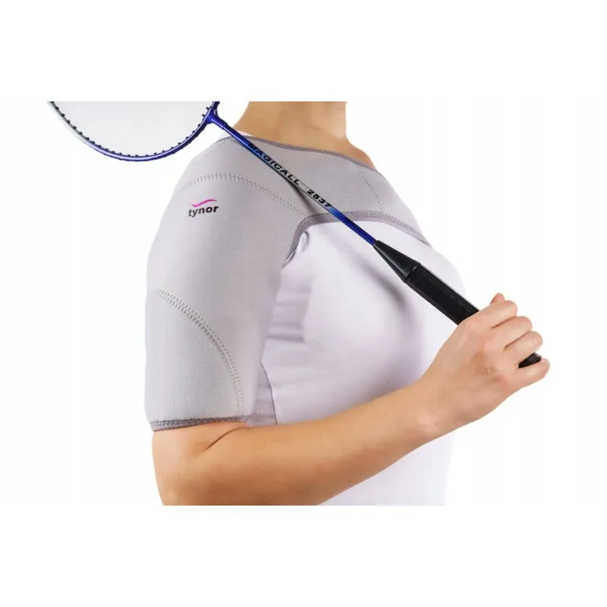 Suport Stabilizator Umar, Neopren, Culoare Gri, Functie Termoactiva