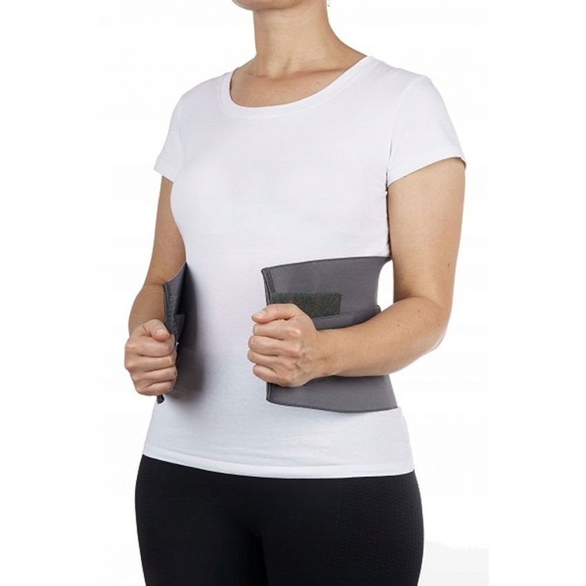 Centura Lombara, Marime S, Produs Unisex, Talie 70-85cm, Culoare Gri