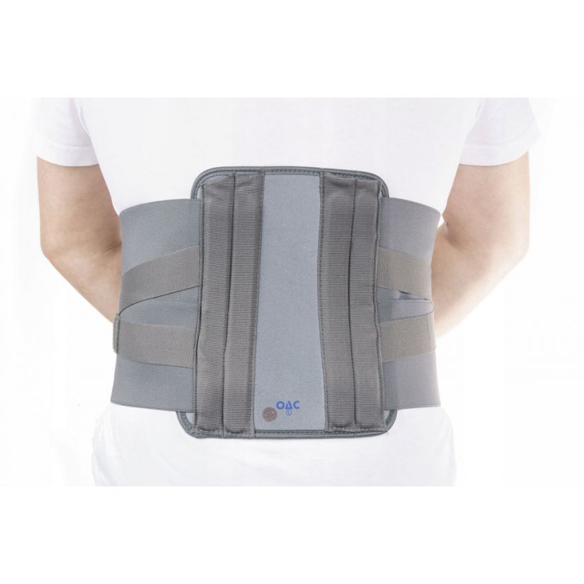 Centura Lombosacrala Marimea M, talie 85-100 cm, Inaltime 27 cm Culoare Gri