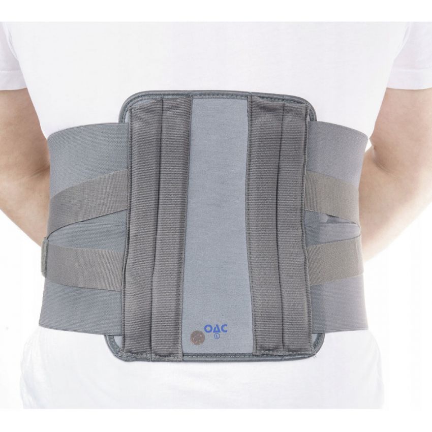 Centura Lombosacrala, Marimea XL Culoare Gri Talie 115-130 cm, Inaltime 27 cm