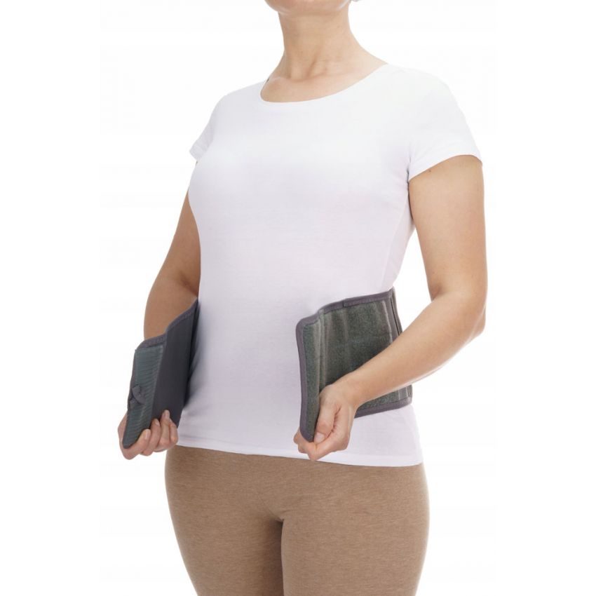 Corset Ortopedic, Talie 71-112 cm, Inaltime 24 cm, nuanta Gri