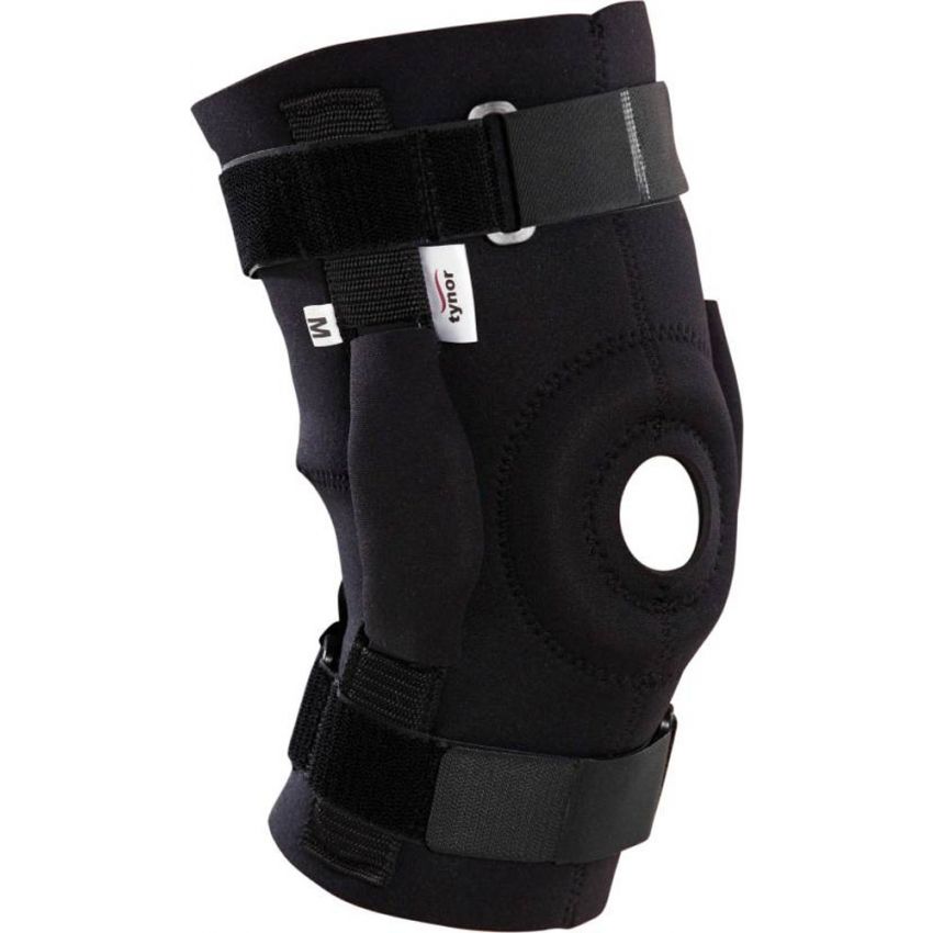 Genunchiera cu Stabilizare pe Rotula si Benzi Velcro pentru Ajustare, Culoare Negru Marime XXL 