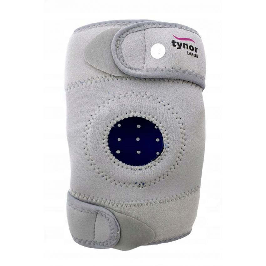 Genunchiera cu Stabilizator din Neopren, Culoare Gri, Circumferinta Deasupra Genunchiului 55-61cm, Adult, Copil