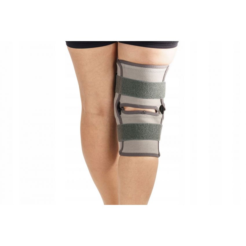 Genunchiera Profesionala Marime XL Decupaj Rotula, Benzi De Fixare Picior, Lungime 30 cm