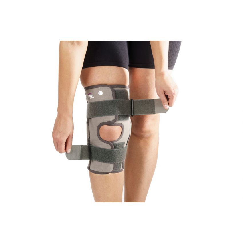 Genunchiera Profesionala Marime XL Decupaj Rotula, Benzi De Fixare Picior, Lungime 30 cm