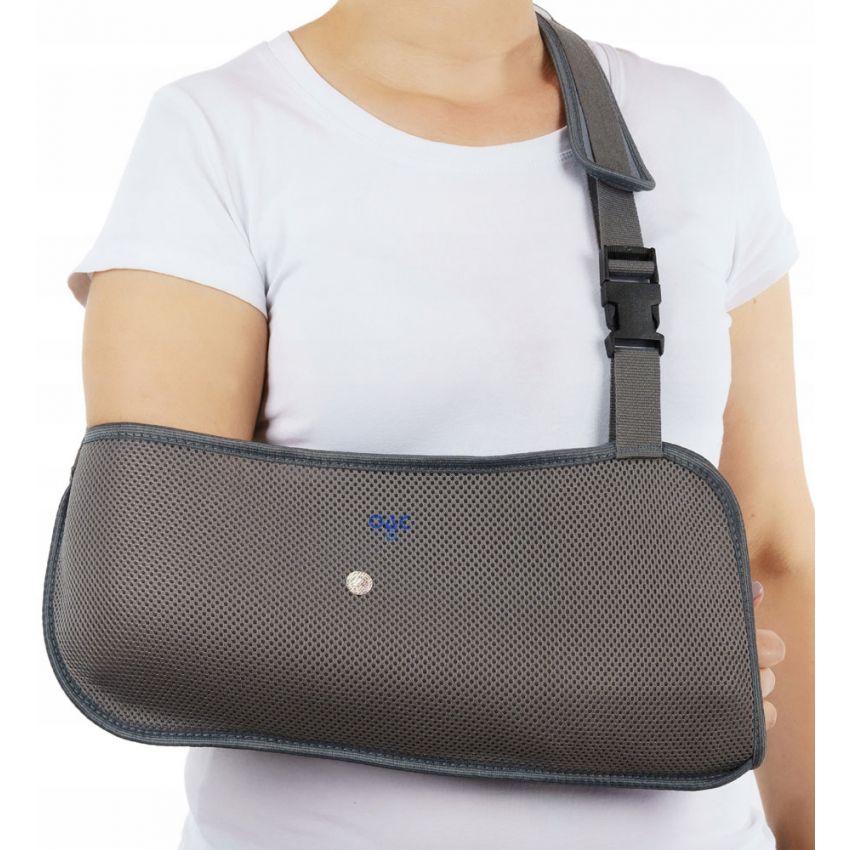 Suport Fixare Antebrat/Brat Marime L Culoare Gri Circumferinta Torace 100-115 cm