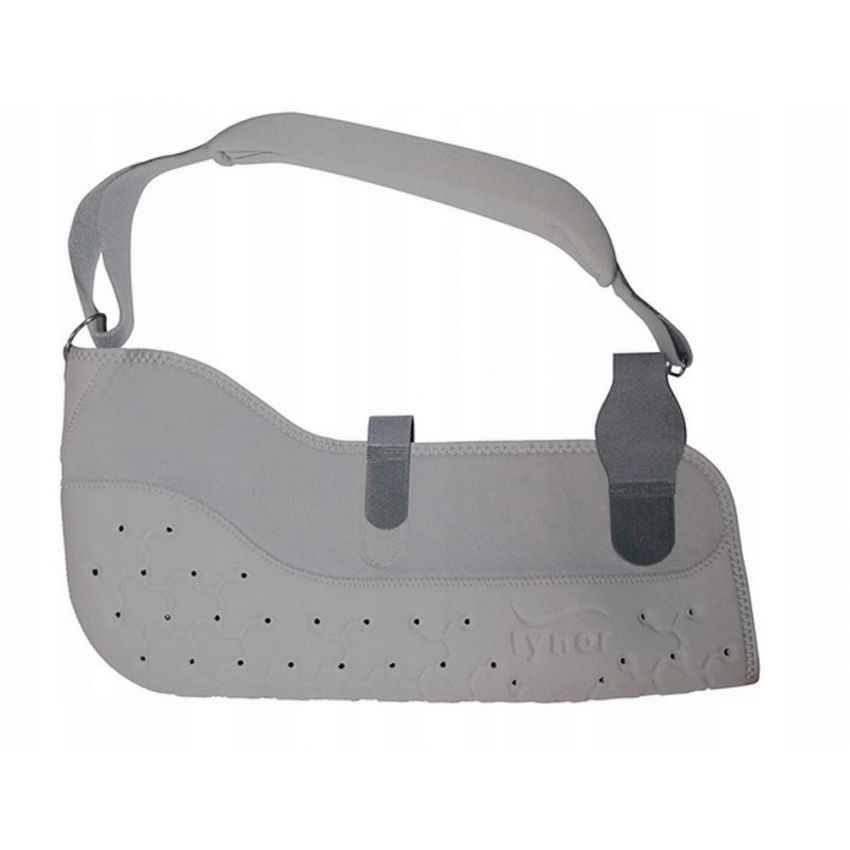 Suport Fixare Brat, Centura Clavicula, Culoare Gri, Marime S, Lungime Antebrat 37 cm, Circumferinta Torace 70-85 cm, Universala