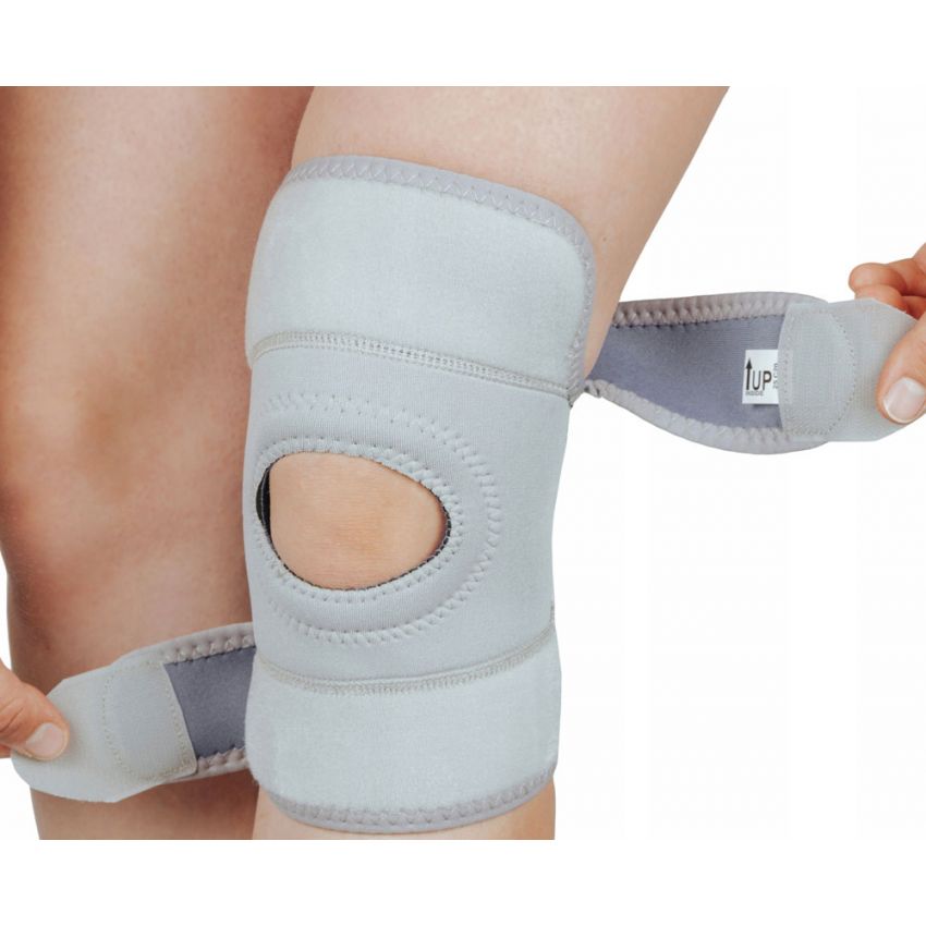 Suport Fixare Genunchi, Marime XL, Circumferinta Deasupra Genunchiului 49-55cm, Gri, Adult, Copil, Universal