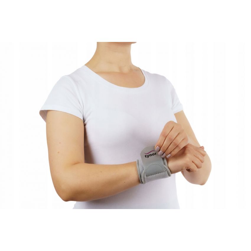 Suport Fixare Incheietura Mana Culoare Gri, Circumferinta Incheietura Mana 12.5-23.8 cm Marime Universala