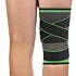 Genunchiera Fixare Genunchi Marime 3XL Lungime 28 cm, Culoare Gri, Benzi Elastice Fixare si Ajustare