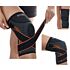Genunchiera Neopren Elastica cu Benzi Fixare si Ajustare cu Velcro Marime 3XL, Circumferinta Deasupra Genunchi 46-54 cm, Lungime 31cm