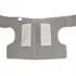 Stabilizator Magnetic pentru Umar cu Turmalina, Fixare Banda Velcro Circumferinta Brat 38-50 cm / Torace 70-104 cm Culoare Gri