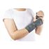 Suport Fixare Incheietura Mainii, Culoare Gri, Marimea M, Lungime 18 cm, Fixare Velcro, Model Elastic