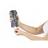 Suport Fixare Incheietura Mainii, Culoare Gri, Marimea M, Lungime 18 cm, Fixare Velcro, Model Elastic