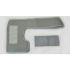 Stabilizator Magnetic pentru Umar cu Turmalina, Fixare Banda Velcro Circumferinta Brat 38-50 cm / Torace 70-104 cm Culoare Gri