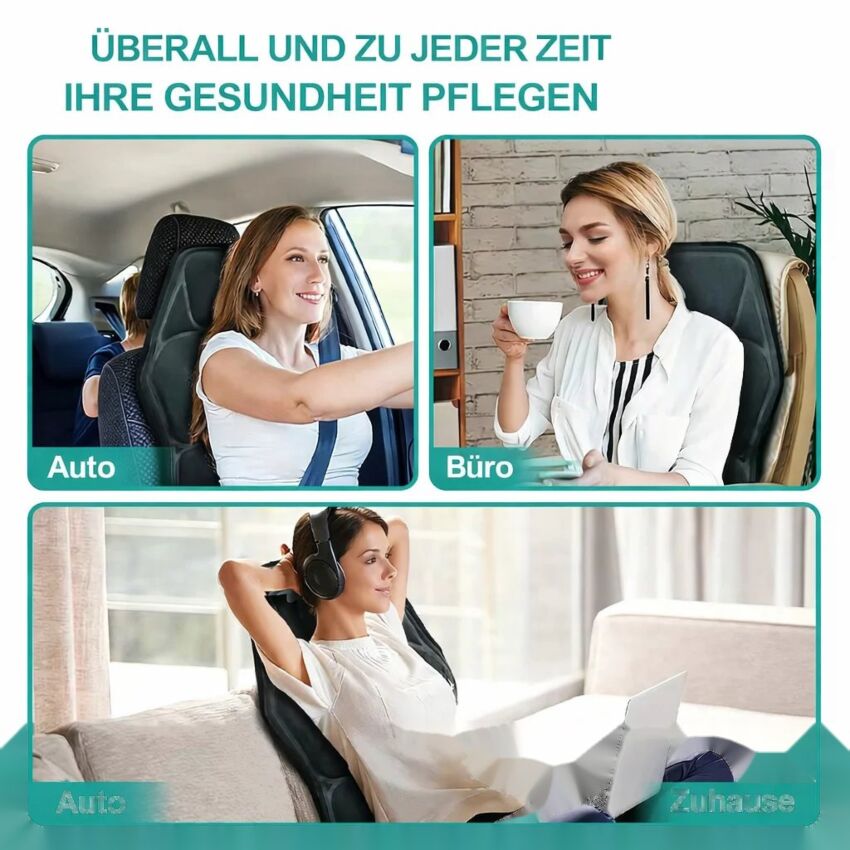 Aparat Masaj Cervical cu Incalzire si Vibratie - Relaxare Completa A Spatelui si Gatului