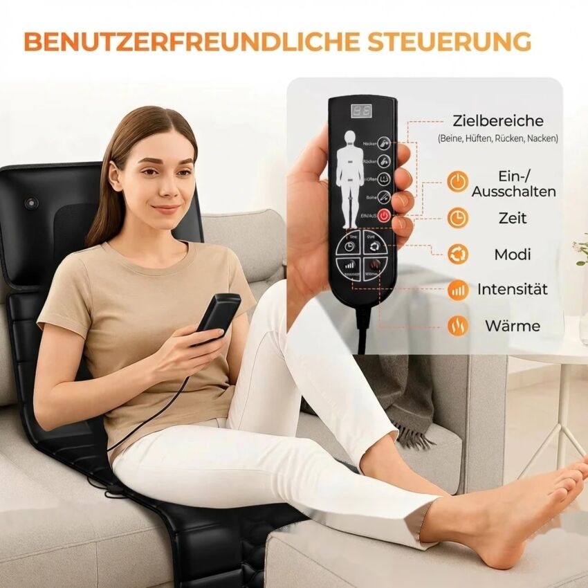 Aparat Masaj Cervical cu Tehnologie Shiatsu - Recuperare Durerii de Gât și Relaxare Profesională