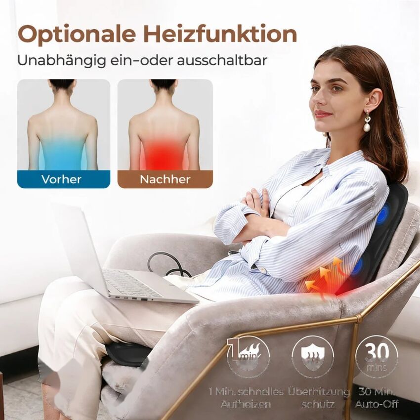 Aparat Masaj Cervical cu Vibratie si Incalzire - Relaxare Completa pentru Gat si Spate