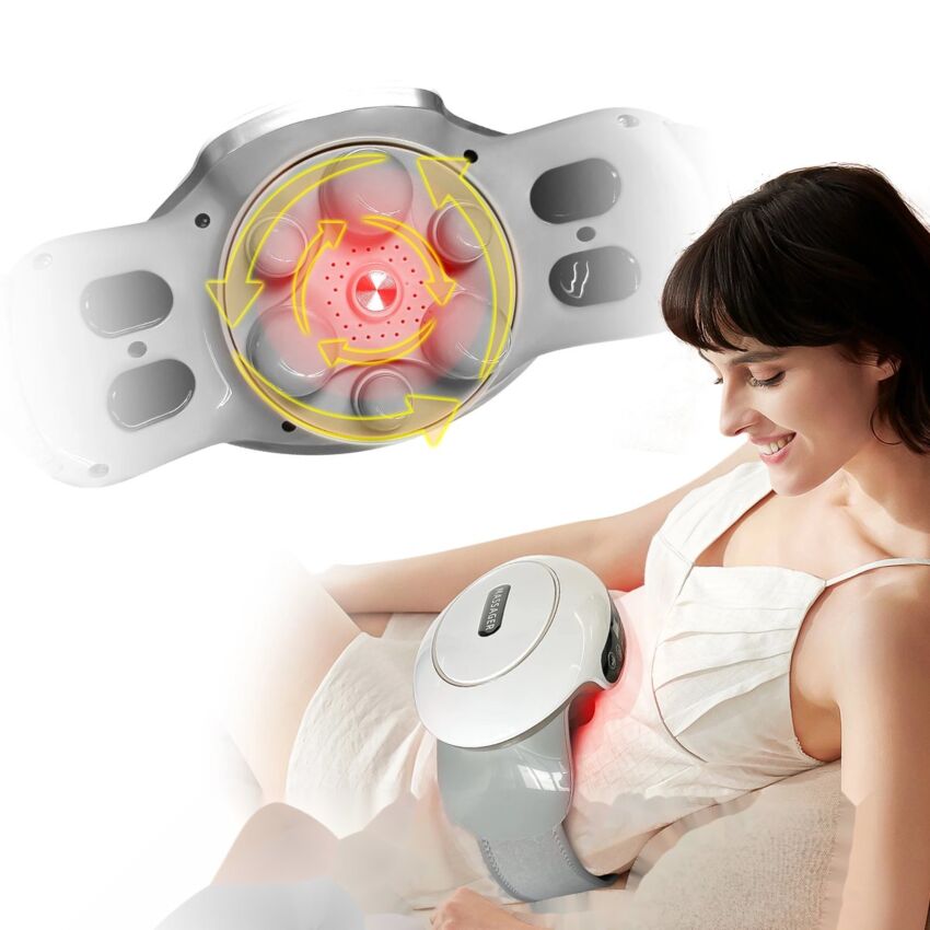 Aparat Masaj Cervical Electric - Solutia Completa pentru Relaxare si Recuperare A Gatului, Spatelui si Abdomenului