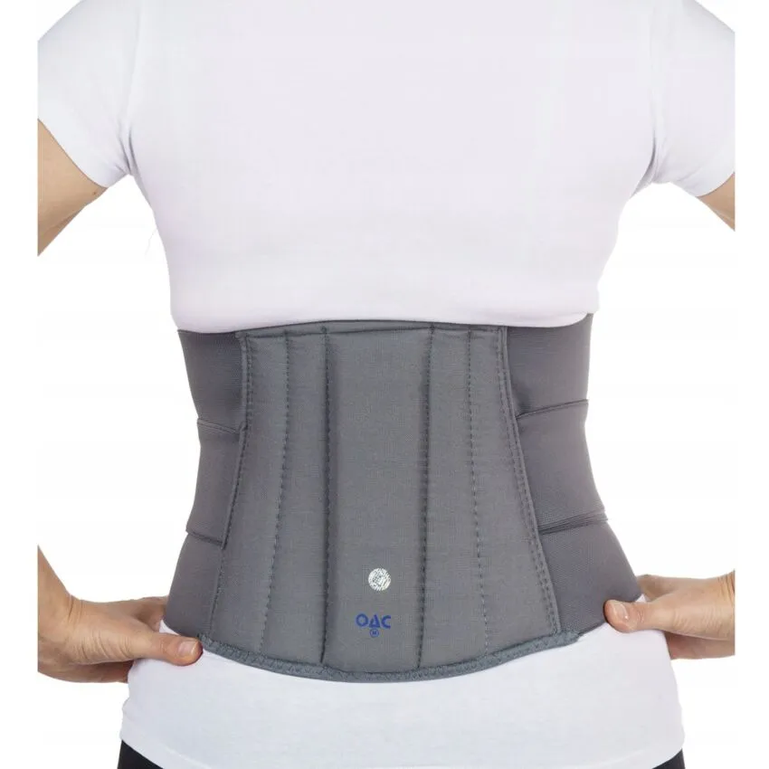 Centura Lombara, Marime S, Produs Unisex, Talie 70-85cm, Culoare Gri