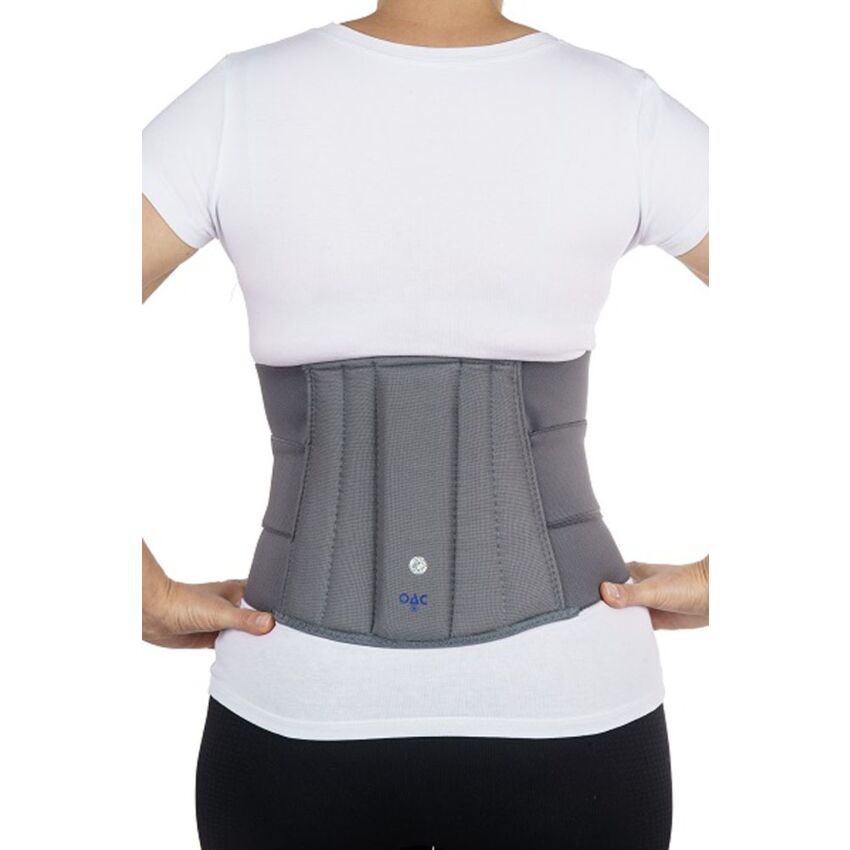 Centura Lombara, Marime S, Produs Unisex, Talie 70-85cm, Culoare Gri