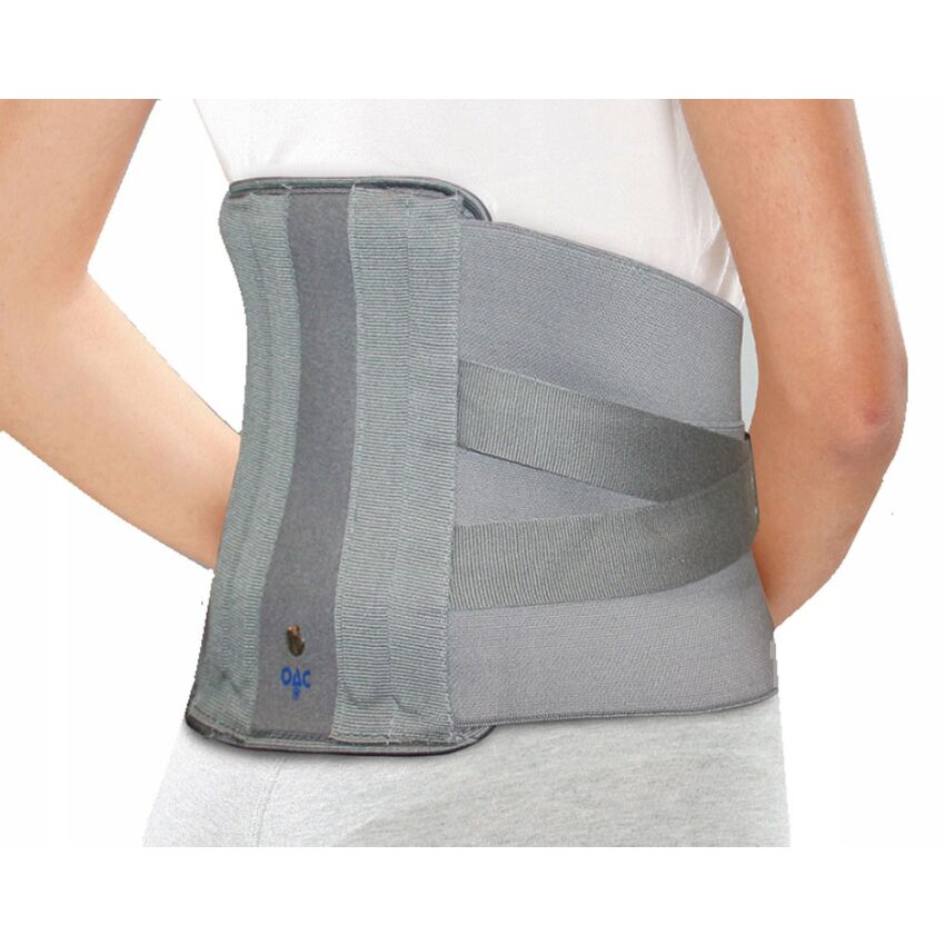 Centura Lombosacrala Marimea M, talie 85-100 cm, Inaltime 27 cm Culoare Gri