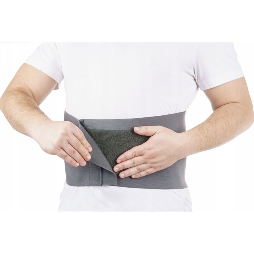 Centura Lombosacrala Marimea M, talie 85-100 cm, Inaltime 27 cm Culoare Gri