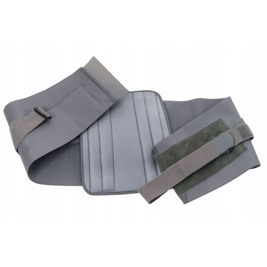 Centura Lombosacrala Marimea M, talie 85-100 cm, Inaltime 27 cm Culoare Gri