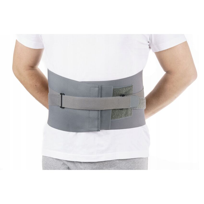 Centura Lombosacrala, Marimea XL Culoare Gri Talie 115-130 cm, Inaltime 27 cm