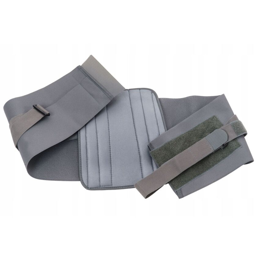 Centura Lombosacrala, Marimea XL Culoare Gri Talie 115-130 cm, Inaltime 27 cm