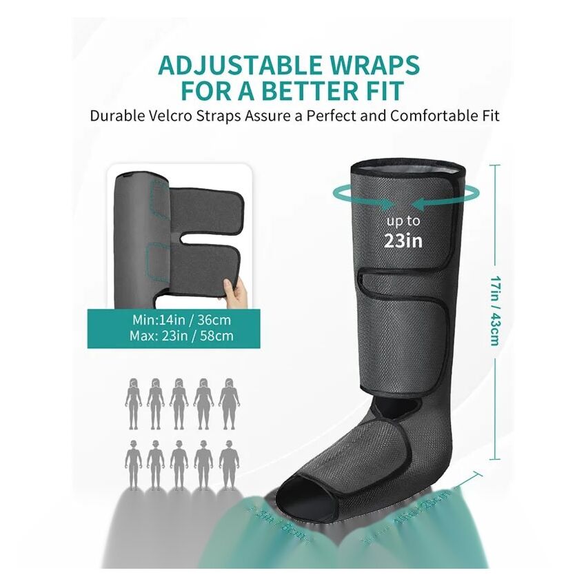 Masaj Gambă și Relaxare Profundă Compresie Aer