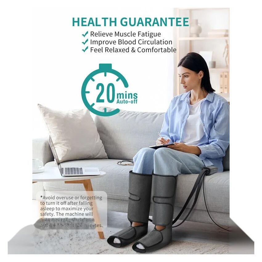 Masaj Gambă și Relaxare Profundă Compresie Aer