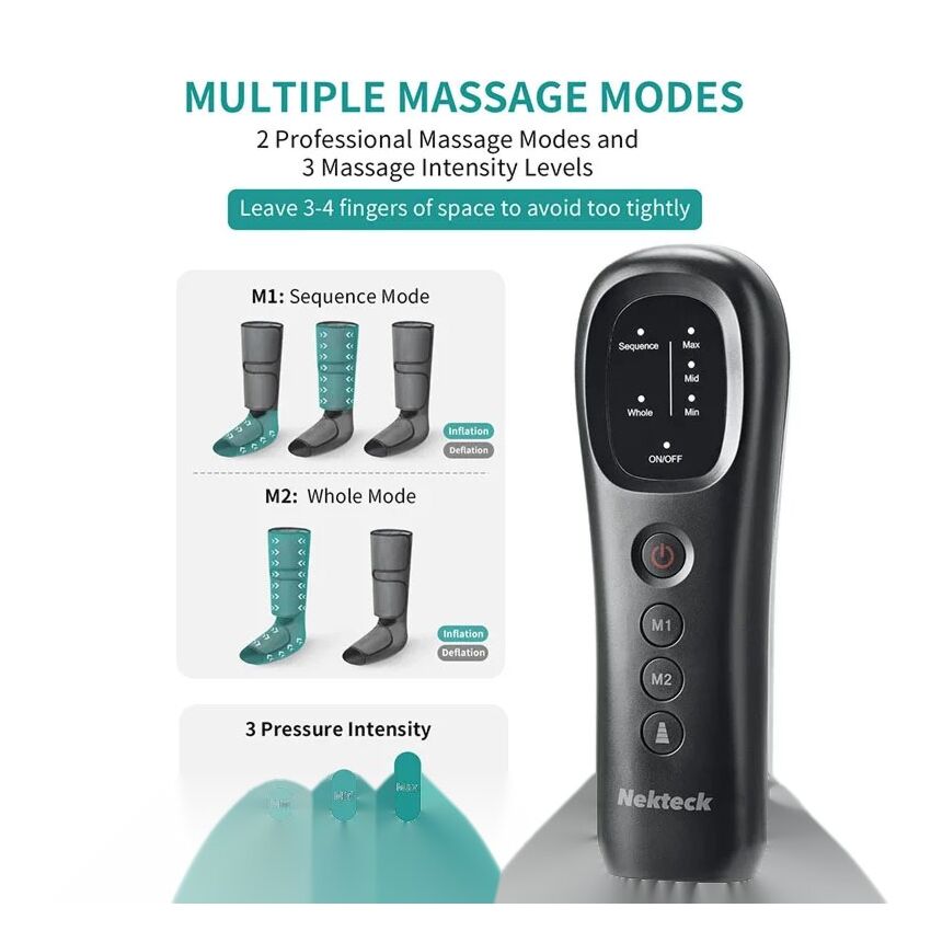 Masaj Gambă și Relaxare Profundă Compresie Aer