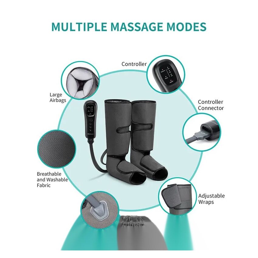 Masaj Gambă și Relaxare Profundă Compresie Aer