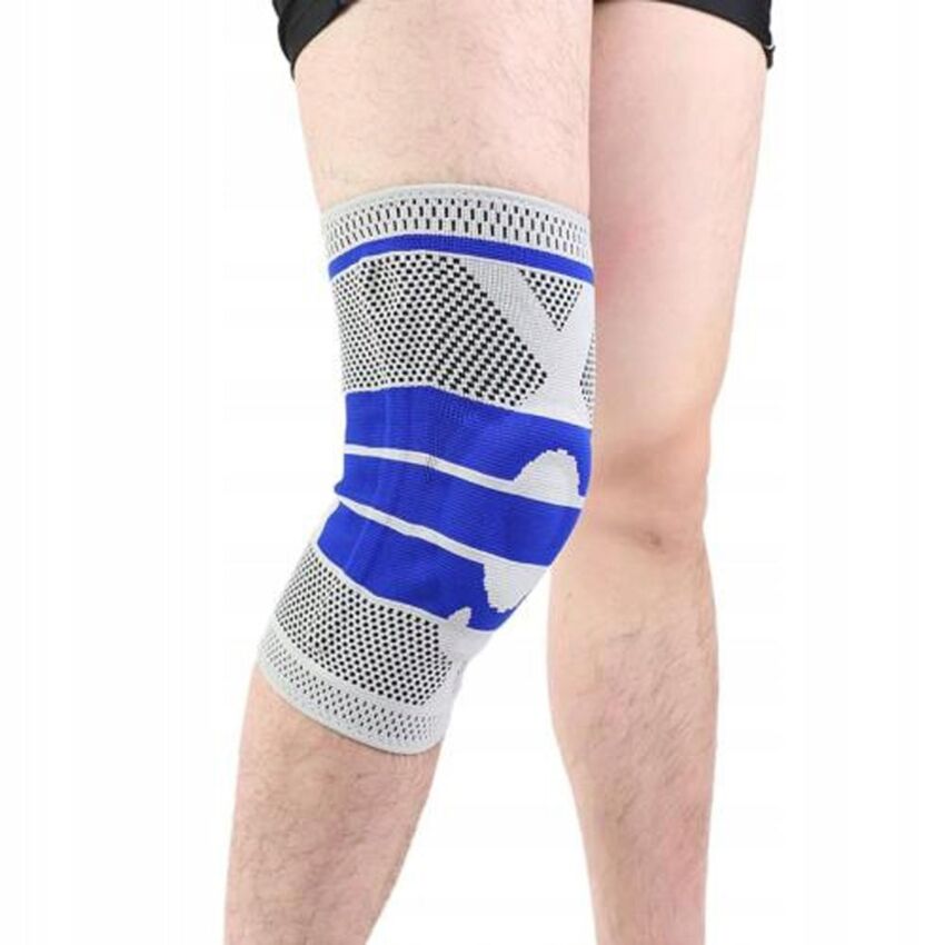 Genunchiera Elastica, Marimea L, Circumferinta Deasupra Genunchilui 38-48 cm, Nuanta Gri